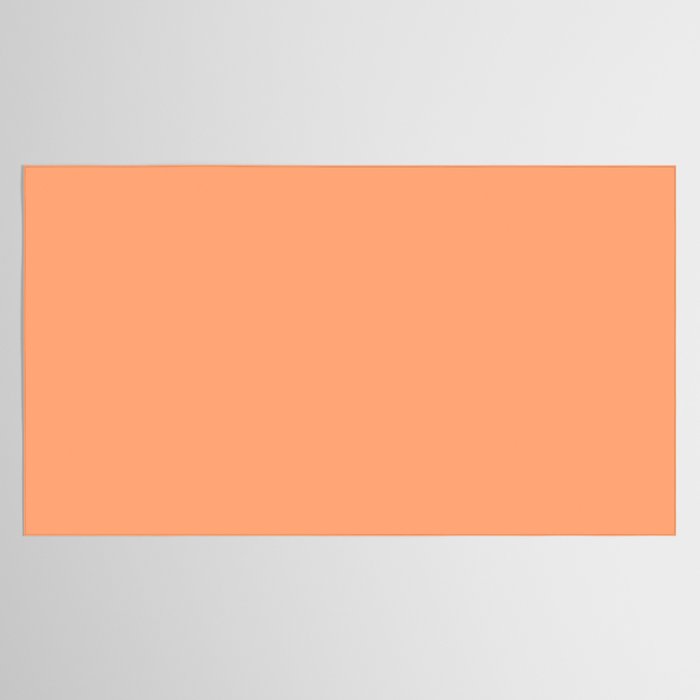 Apricot Peach Solid Color Tablecloth Gallery Image 2