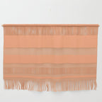Apricot Peach Solid Color Wall Hanging Gallery Image 1