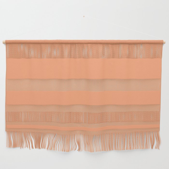 Apricot Peach Solid Color Wall Hanging Gallery Image 1