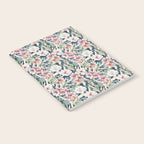 Birds in lush night garden flowers Notebook Gallery Image 2