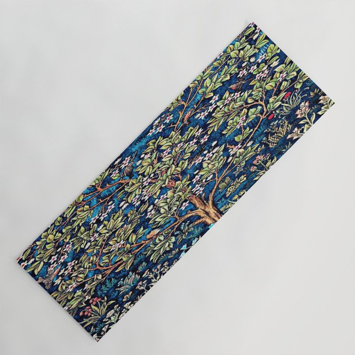 William Morris Tree Of Life, Morris floral, No,3. Yoga Mat Gallery Image 1