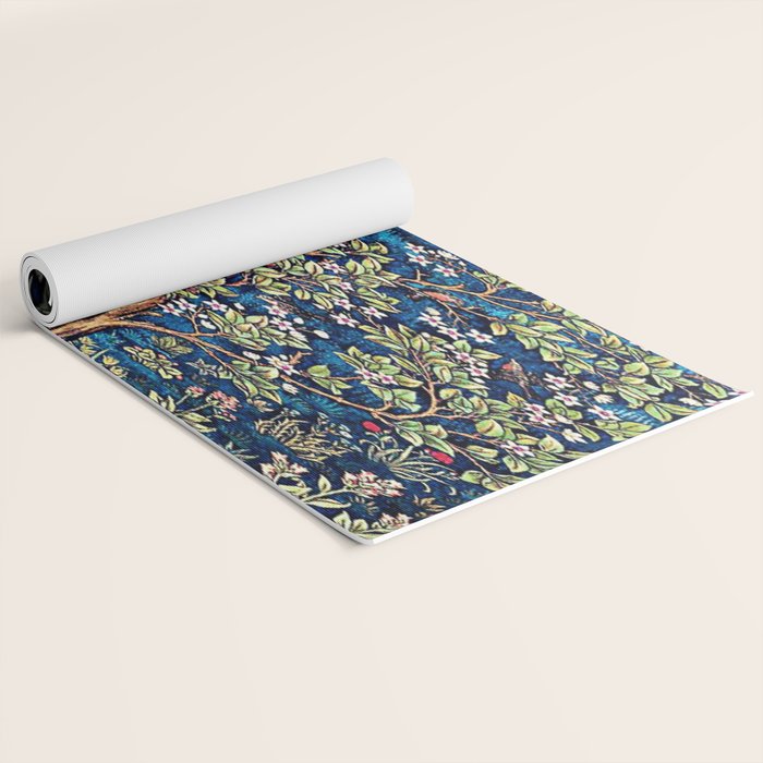 William Morris Tree Of Life, Morris floral, No,3. Yoga Mat Gallery Image 2