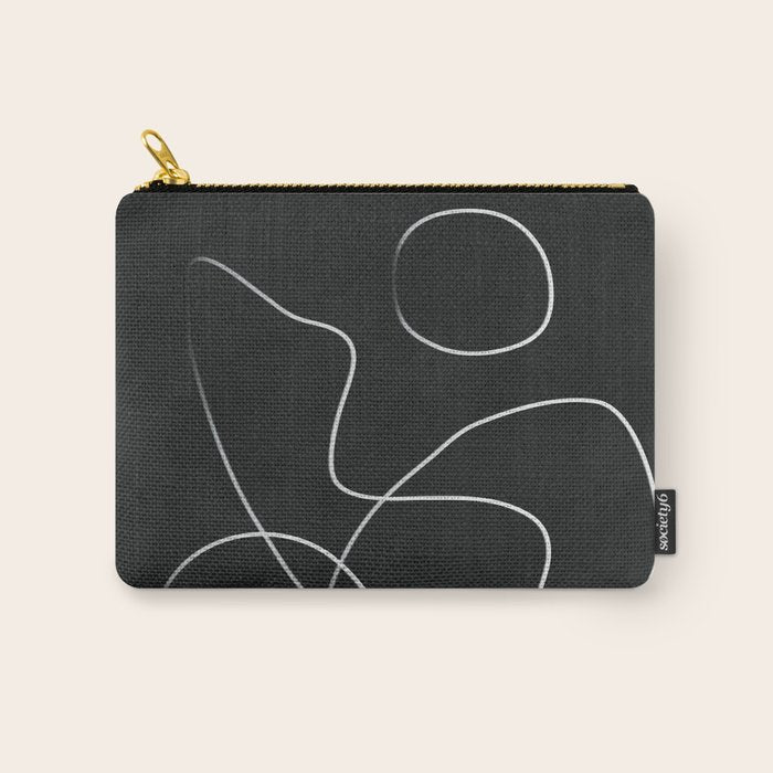 Abstract Line IV Carry All Pouch Gallery Image 1