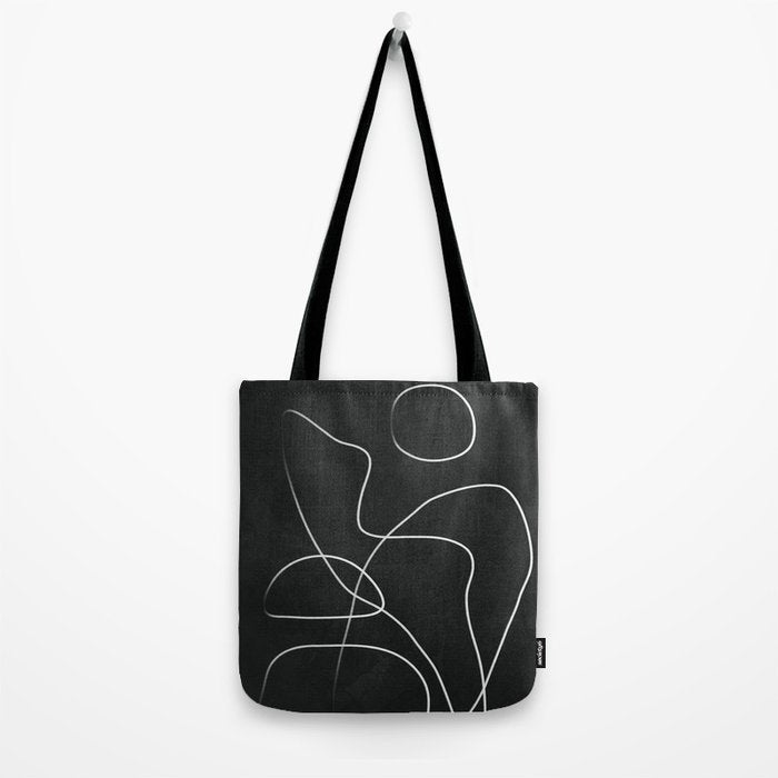 Abstract Line IV Tote Bag Gallery Image 2