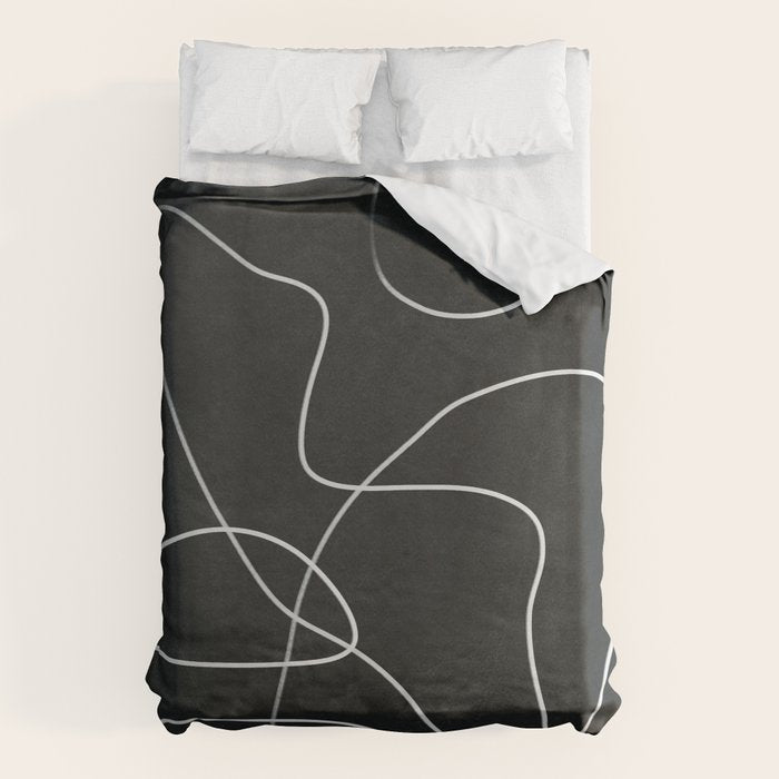 Abstract Line IV Duvet Cover Gallery Image 6