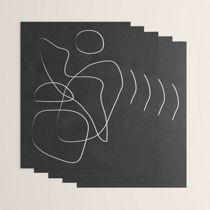 Abstract Line IV Wrapping Paper Gallery Image 3