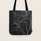 Abstract Line IV Tote Bag Gallery Image 1