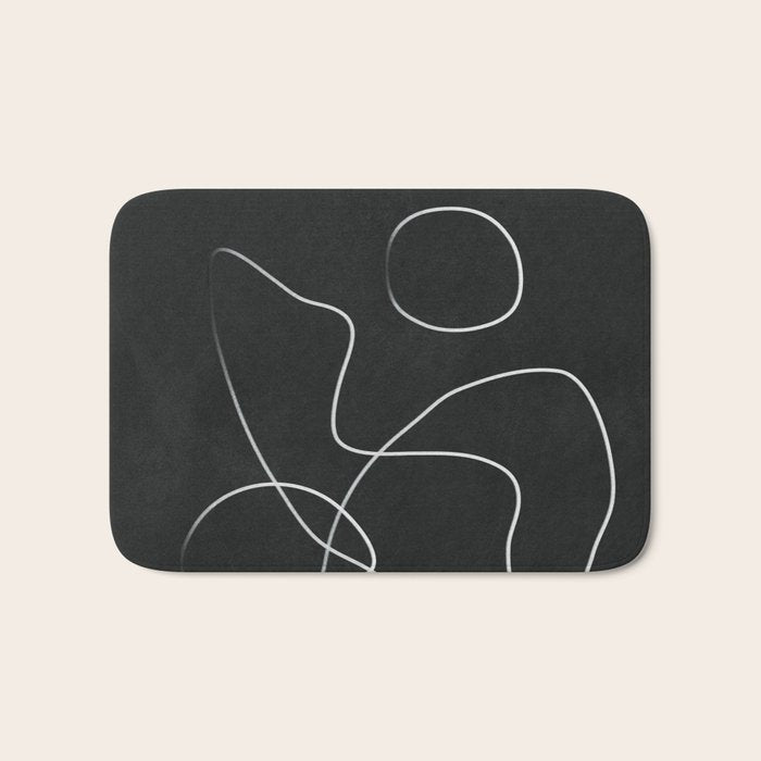 Abstract Line IV Bath Mat Gallery Image 1