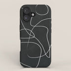Abstract Line IV iPhone Case Gallery Image 1