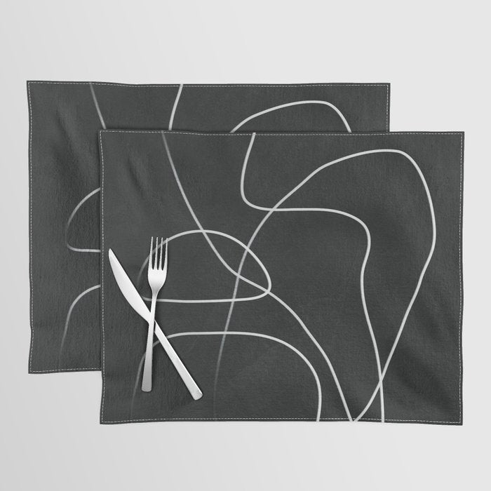 Abstract Line IV Placemat Gallery Image 1