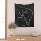 Abstract Line IV Wall Tapestry Gallery Image 2