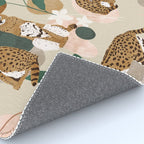Serval cat abstract nature Rug Gallery Image 4