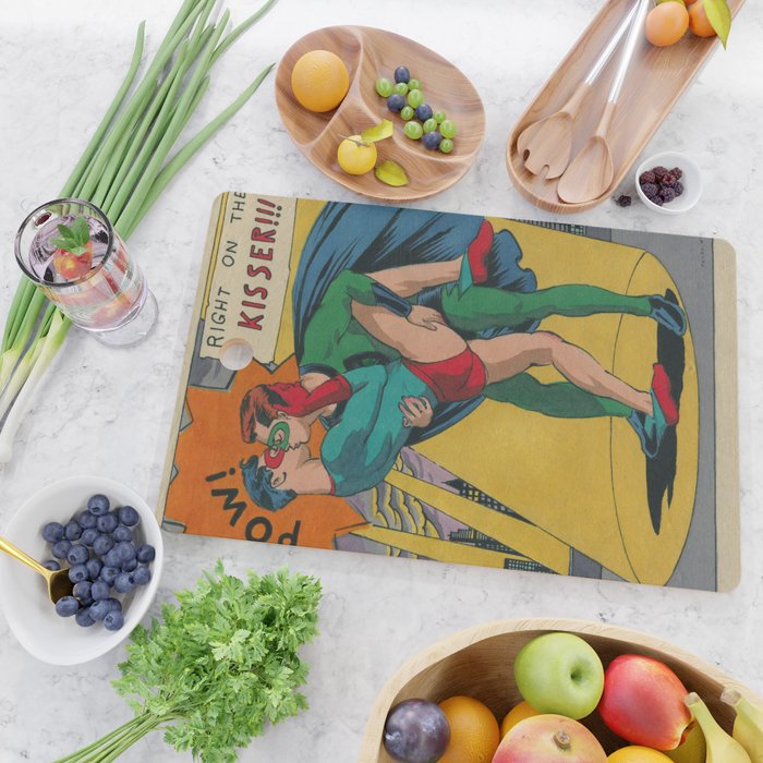 Right on the Kisser Cutting Board Gallery Image 2