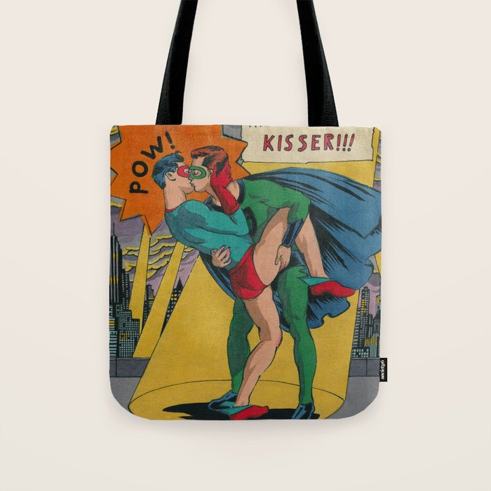 Right on the Kisser Tote Bag Gallery Image 1