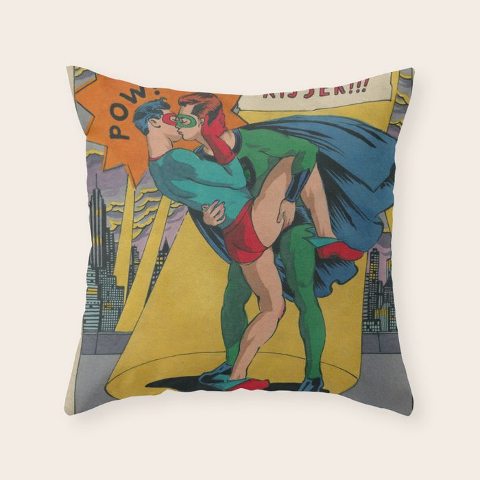 Right on the Kisser Throw Pillow Gallery Image 6