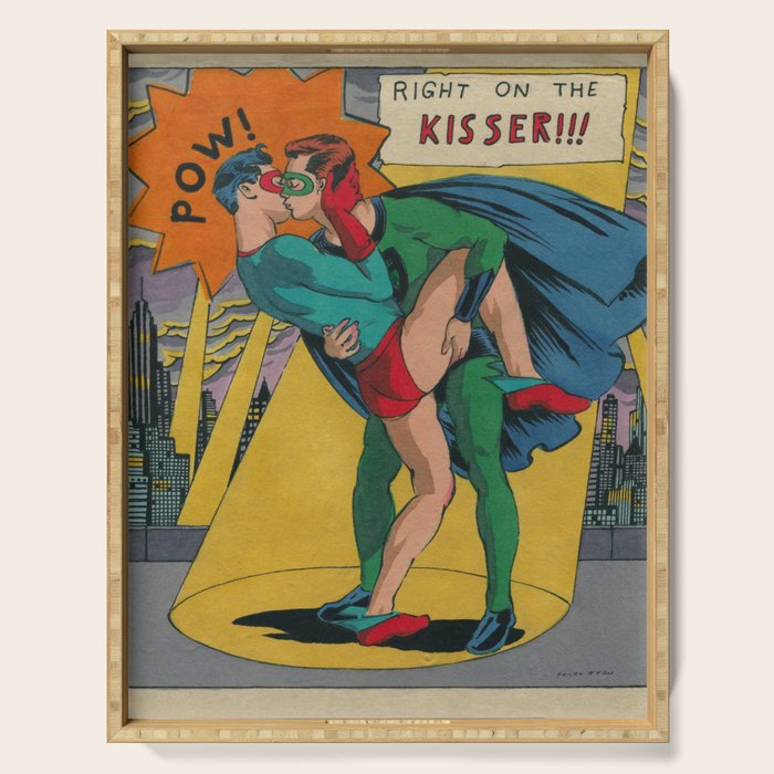 Right on the Kisser Serving Tray Gallery Image 1