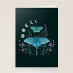 Luna and Emerald Stationery Card Gallery Image 2