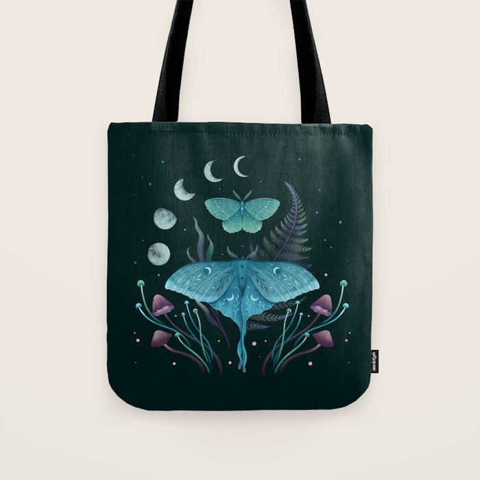 Luna and Emerald Tote Bag Gallery Image 1