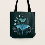 Luna and Emerald Tote Bag Gallery Image 1