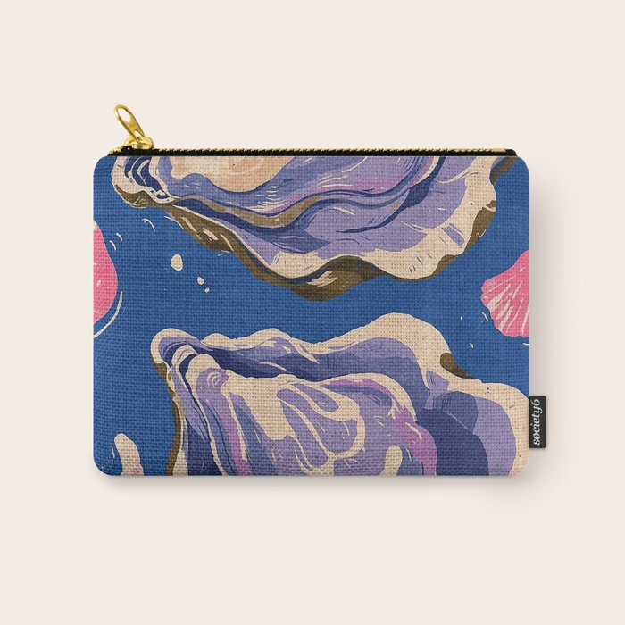 Oceanic Life - Oyster Carry All Pouch Gallery Image 1