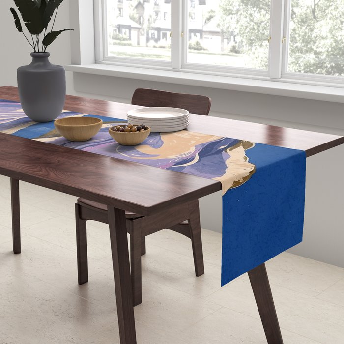 Oceanic Life - Oyster Table Runner Gallery Image 2