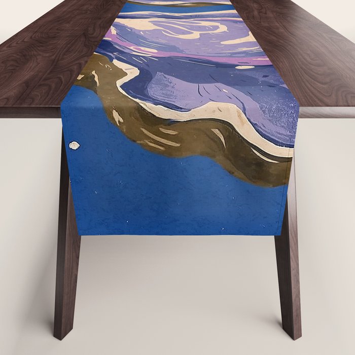 Oceanic Life - Oyster Table Runner Gallery Image 1