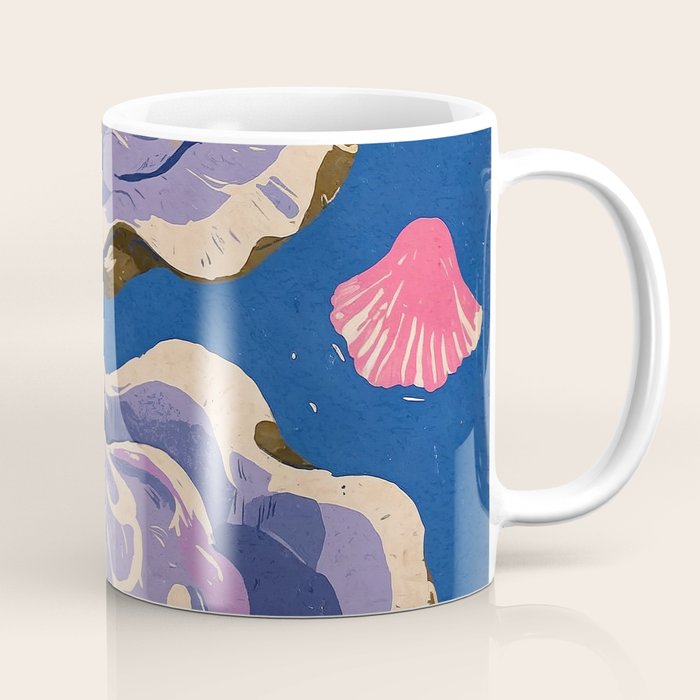 Oceanic Life - Oyster Coffee Mug Gallery Image 1