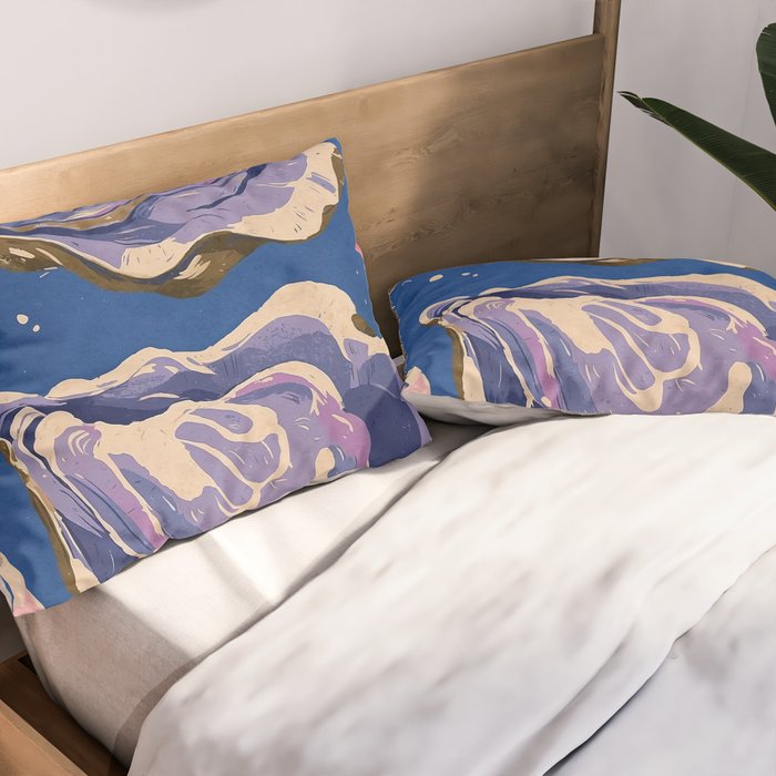Oceanic Life - Oyster Pillow Sham Gallery Image 2