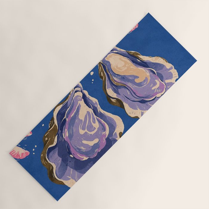 Oceanic Life - Oyster Yoga Mat Gallery Image 1