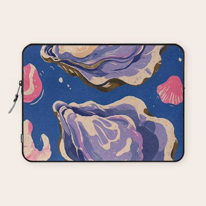 Oceanic Life - Oyster Laptop Sleeve Gallery Image 1