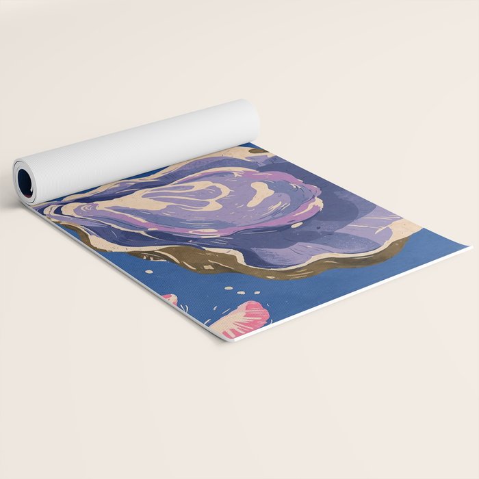 Oceanic Life - Oyster Yoga Mat Gallery Image 2