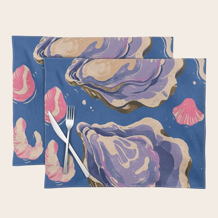 Oceanic Life - Oyster Placemat Gallery Image 1