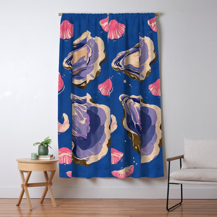 Oceanic Life - Oyster Window Curtain Gallery Image 5