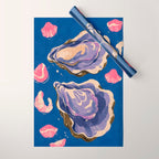 Oceanic Life - Oyster Wrapping Paper Gallery Image 1