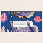 Oceanic Life - Oyster Desk Mat Gallery Image 1
