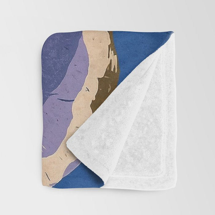 Oceanic Life - Oyster Throw Blanket Gallery Image 3