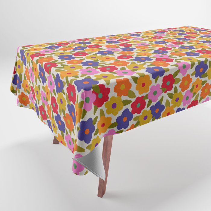 Tiny Flower Pattern #1 Tablecloth Gallery Image 1