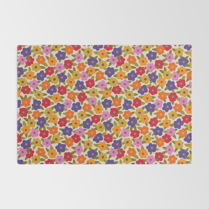 Tiny Flower Pattern #1 Rug Gallery Image 2