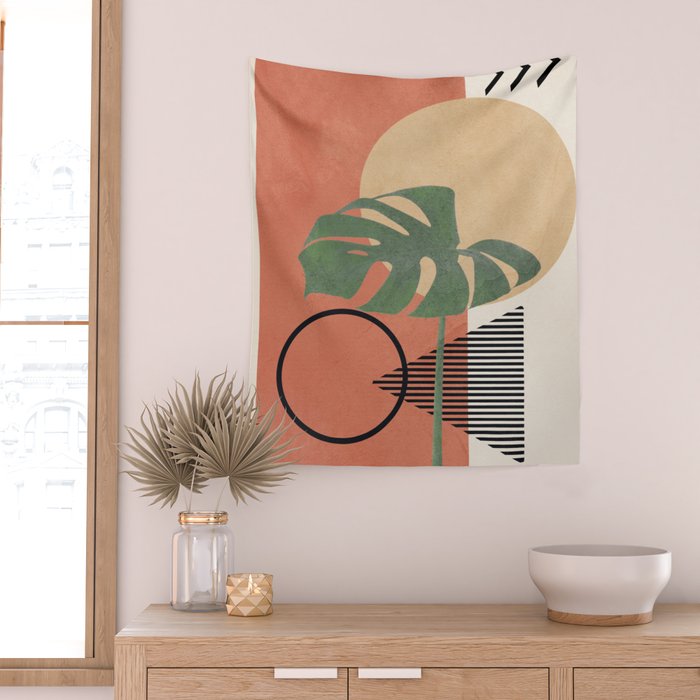 Nature Geometry I Wall Tapestry Gallery Image 2