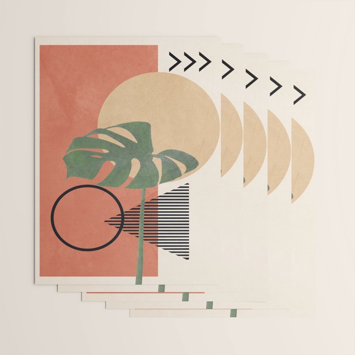 Nature Geometry I Wrapping Paper Gallery Image 3