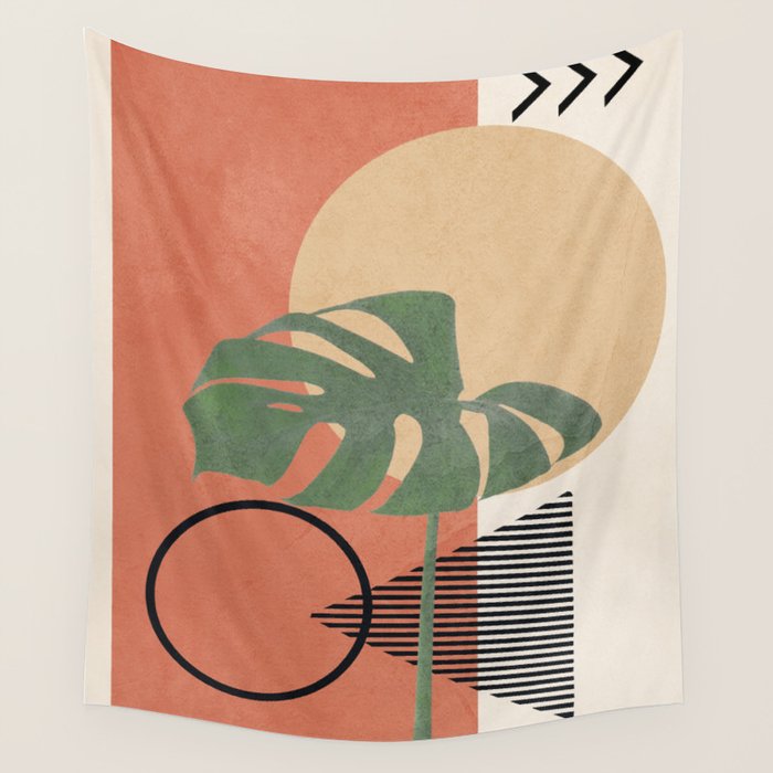 Nature Geometry I Wall Tapestry Gallery Image 1