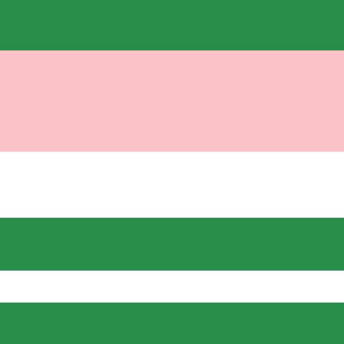 Mixed Stripe Pattern in Green, Pink, and White Coffee Mug Gallery Image 2