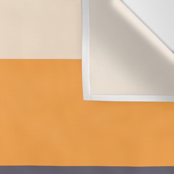 Mid Century Modern Minimalist Color Block Pattern Yellow Grey Green Wall Tapestry Gallery Image 3