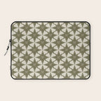 Green Paper Stars Large Laptop Sleeve Gallery Image 1