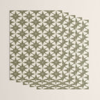 Green Paper Stars Large Wrapping Paper Gallery Image 3