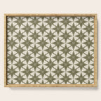 Green Paper Stars Large Serving Tray Gallery Image 1