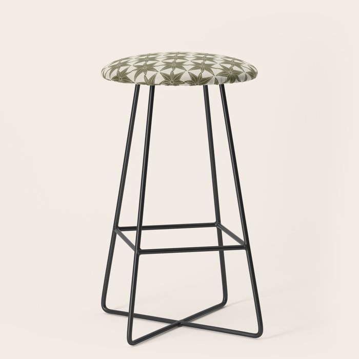 Green Paper Stars Large Stool Gallery Image 1