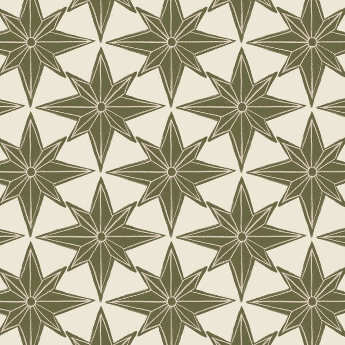 Green Paper Stars Large Coffee Mug Gallery Image 2