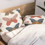 Tattooed Butterflies - Desert Pillow Sham Gallery Image 2