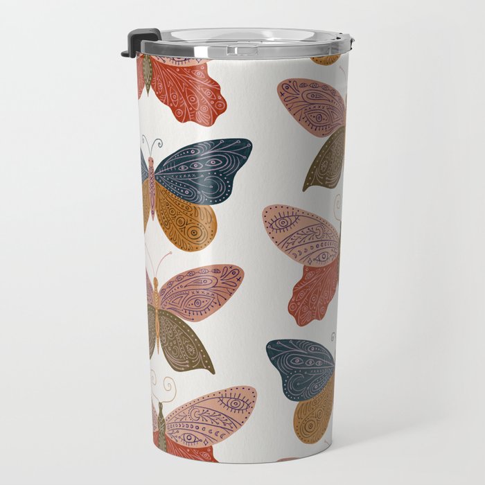 Tattooed Butterflies - Desert Travel Mug Gallery Image 3